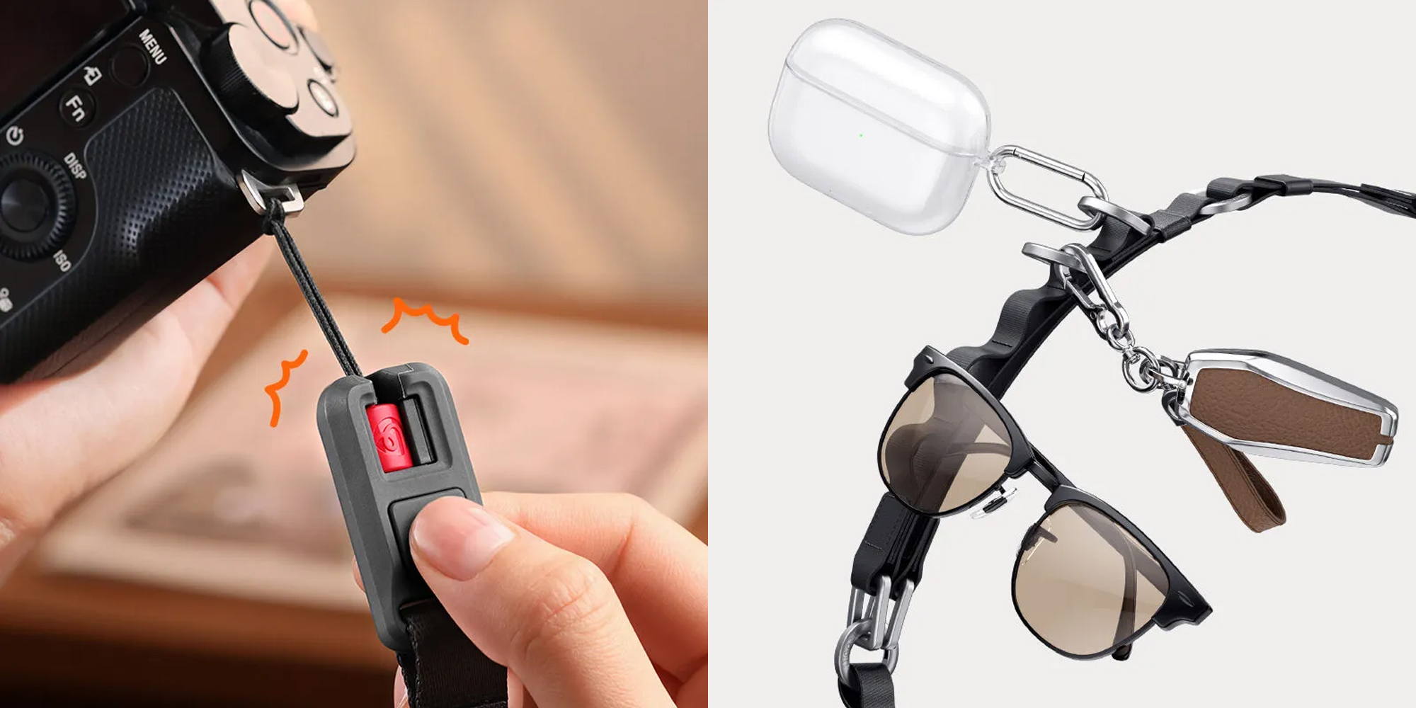 width=100% Pasek do aparatu Ulanzi YF01 Y-Flex - czarny